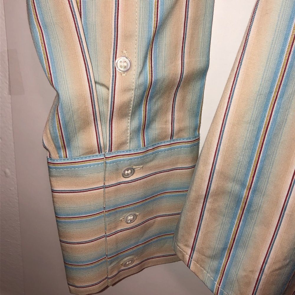 Express Design Studio Multi Color button down - Picture 4 of 4